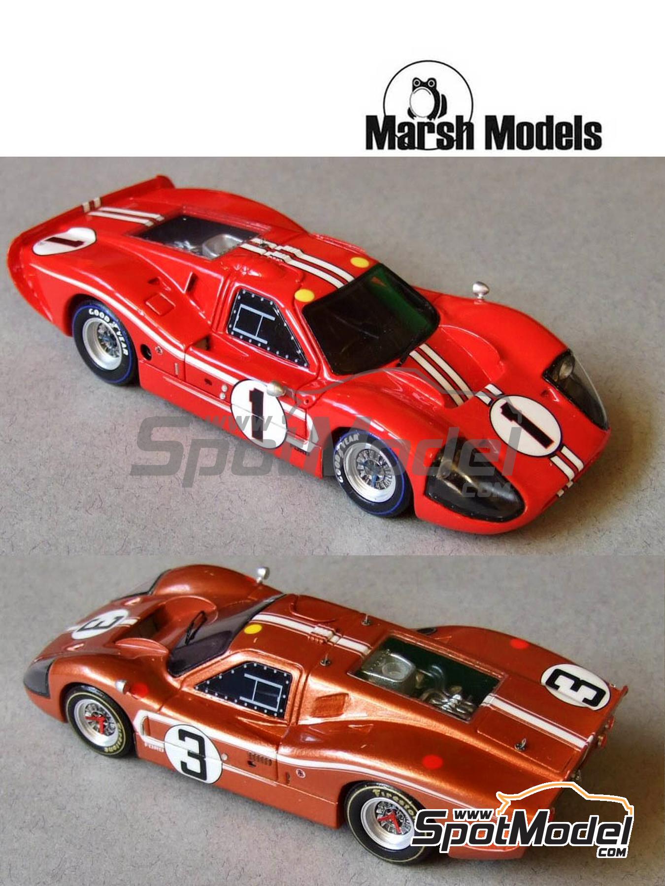 Marsh Models MM300: Car scale model kit 1/43 scale - Ford GT40 Mk